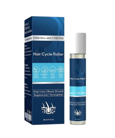 Hair Strengthening Liquid 30ml Travel Suitcase Size Safe Roller Design Hair Strengthening Formula For Women Girlfriend Sister Ladies Youth Teenager Man Son Family