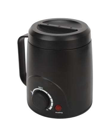Digital wax warmer fast-heating growth adjustable temperature for all types of wax with lid and 14 -unzen wax stuff for professional hair removal EU plugs