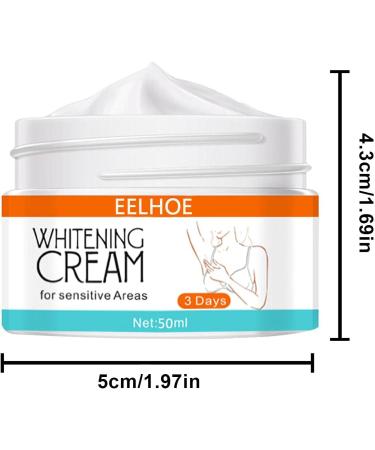 50 ml Whitening Cream Beauty De-Blackening for the Joints Whitening Cream for Armpits Legs Knees Whitens Nourishes Repairs and Brightening - Buy Online on GoSupps.com