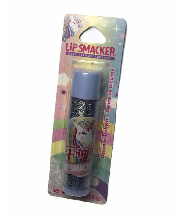 (1) .14 oz Lip Smacker Best Flavor Forever Lip Balm in Unicorn Delight Frappe