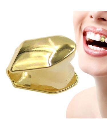 Gold-Plated Hip Hop Grills for Teeth - Silver Tooth Caps & Cosplay Props | International Shipping - Buy Online on GoSupps.com