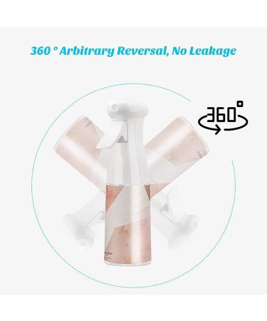 Hair Spray Bottle - Continuous Mist Refillable 5oz for Styling Plants Cleaning & Skin Care - Graffiti01 White - Buy Online on GoSupps.com