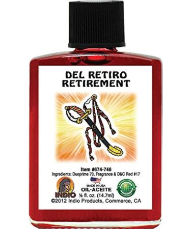 INDIO Oil- Retirement DEL RETIRO 1/2oz