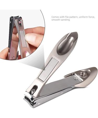 QXSJEDYCH Nail Clippers Nail Clippers Stainless Steel Anti Splash Fingernail Cutter Manicure Tool Bionics Design Nail Trimmer Pedicure Scissor Nail File Nails - Buy Online on GoSupps.com