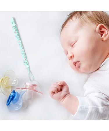 7 Pieces Baby Anti-Lost Dummy Pacifier Clips | Universal Holder Leash for Boys & Girls | Teething Bite Rings - Wojonifuiliy01 Mint Green - Buy Online on GoSupps.com