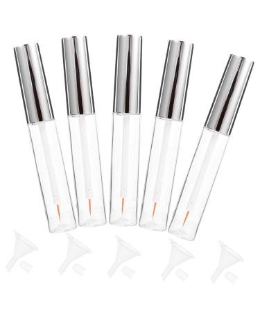 NOLITOY 10 Pcs Mascara Tube with Wand Mascara Tube Vial Mascara Bottles for Essential Oils Mascara Tube Empty Eyeliner Tube Empty 1 g (Pack of 1) Transparentx2pcs