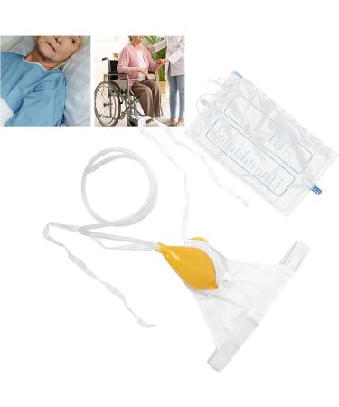 Buy Wearable Silicone Urine Collector - 1000ml Female Urination Device for Travel & Incontinence | Perfect for Elderly Camping and Bedridden Women - Buy Online on GoSupps.com