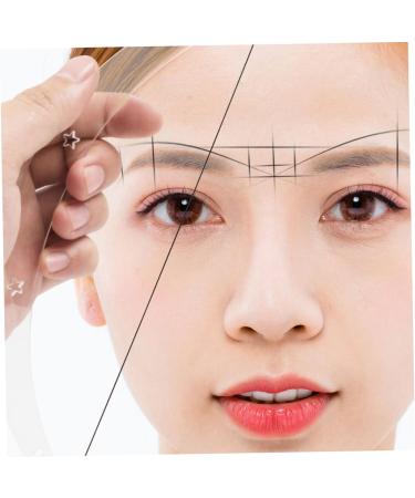 Beavorty 1 Set Positioning Ruler Drawing Line Makeup Tools Makeup Caliper Ruler Eyebrow Face Ruler Acrylic - Buy Online on GoSupps.com