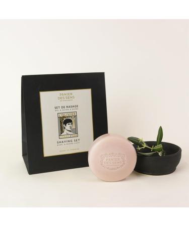 Panier des Sens Shaving Set Bowl & Beard Soap Gift Set for Men | Woody Fragrance - International Shipping Available - Buy Online on GoSupps.com