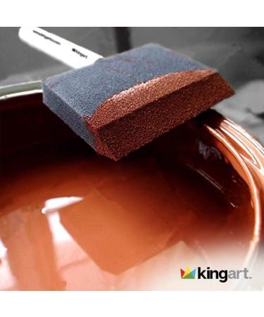 KINGART 1 Foam Brush Value Pack - Set of 25 Black - High-Quality Craft Foam Brushes - Buy Online on GoSupps.com