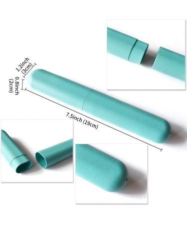 JAWENJOY 4 Pack Portable Travel Toothbrush Case - Toothbrush Holder Containers for Home, Travel, Camping & School - Buy Online on GoSupps.com