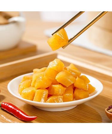 Instant Crispy bamboo shoots&lettuce Hot and Spicy kelp carrot mustard tuber Ready-to-Eat fresh Pickled Vegetable chilli pepper side dishes Vegan Chinese kimchi Snack (Mixed Flavors 5bag) Mixed Flavors 5bag - Buy Online on GoSupps.com