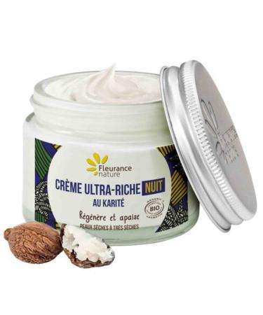 Ultra rich night cream with 50 ml of shea butter. Organic