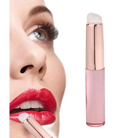 Huayeex Lip Balm Applicator | Silicone Mini Lip Brush | Versatile Reusable Mini Brush with Cover Perfect for Lipstick Concealer Applicator Transparent - Buy Online on GoSupps.com
