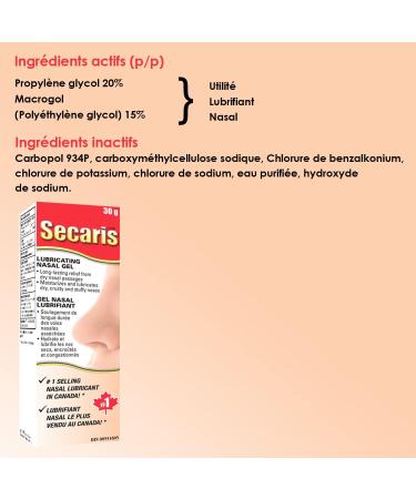Secaris Lubricating Nasal Gel 30 g - Buy Online on GoSupps.com