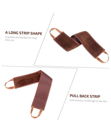 Ipetboom 1pc Back Lotion Applicator Belt for -tanning Body Lotion Application Brown Back Wiping Tool for Reaching Hard Access Areas Includes Scrubber for Skin Care - Buy Online on GoSupps.com