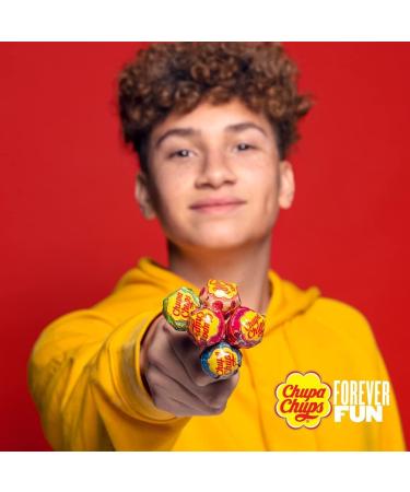 Chupa Chups Party Sweets Lollipops Sharing Bag | 60 Lollies in Mix & Match 6 Flavours | Loosed Packed | Kids & Adults Favourite | Gift Pack | Delicious Tasty & Twisty | Sold by ESSENTIAL PRODUCTS - Buy Online on GoSupps.com