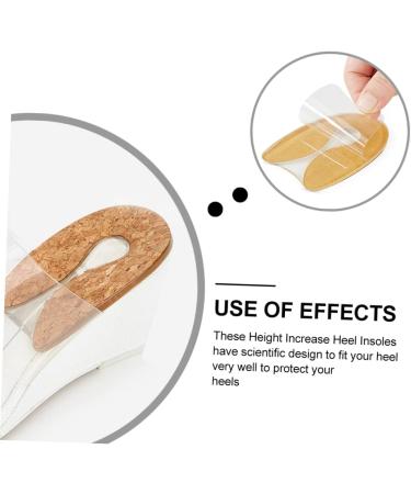 Healvian 4 Pairs Transparent Heel Pad Insoles for Women & Men - Silicone Plantar Heel Cups for Overpronation & Comfort - Half Shoe Accessories - Buy Online on GoSupps.com