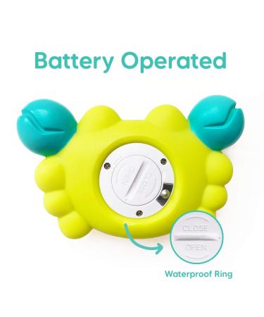 Aycorn Digital Baby Bath Thermometer - LED Fahrenheit Water & Room Temperature Monitor with Safety Warning - Infant Floating Bath Toy - Buy Online on GoSupps.com