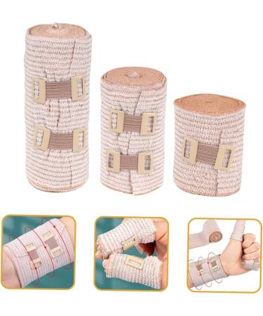 FRCOLOR 3pcs Elastic Bandages - First Aid Tape for Sports Injuries Wound Care & Head Wraps - Elastic Cohesive Paper Tape - Buy Online on GoSupps.com