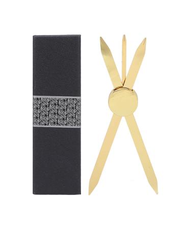 Compass-Eye-eye brow lineal for microblading adjustable precise positioning stainless steel material golden compass design eyebrow measuring tool eyebrow mapping tool