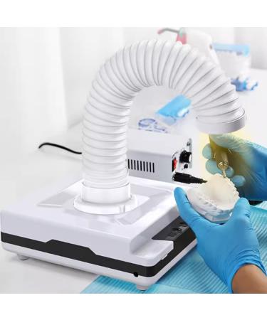 Nail Dust Collector Desktop Multifunctional Suction Fan for Acrylic Nails Nail Polishing and Salon with LED Light Low Noise 60w with Extension Tube for Acrylic Gel Nail Polishing - Buy Online on GoSupps.com