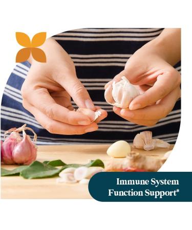 Pattern Wellness Odorless Organic Garlic 1000mg - Immune, Circulatory & Cardiovascular Support - 30 Vegan Capsules - Buy Online on GoSupps.com