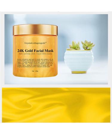 24K Gold Peel Off Mask - Anti-Aging Skin Whitening & Facelifting Facial Care - Buy Online on GoSupps.com