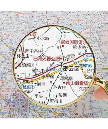 High-Definition 10 Times Glass Imitation Jade Hand-held Elderly Reading Reading Newspaper Magnifier 20 Times Optical Glass Made in China - Buy Online on GoSupps.com