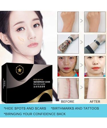 Ofanyia Professional Concealer Set - Waterproof Total Coverage Makeup for Birthmarks, Scars, Vitiligo - Concealer Kit for Flawless Skin - Buy Online on GoSupps.com