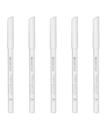 essence kajal pencil No. 04 white white defined long -lasting vegan microplastics particles free nanoparticles free 5 Pack (5 x 1g)