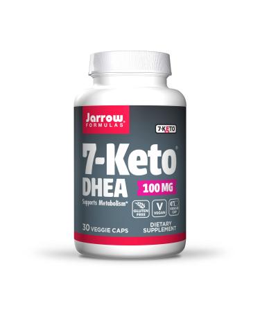 Jarrow Formulas 7-Keto DHEA 100 mg 30 Veggie Caps