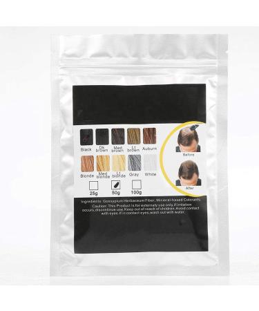 Hair Growth Powder + Comb Hair Care Keratin Fiber Thickener Hair 10 Colors for Dark and Thick Unisex(2)