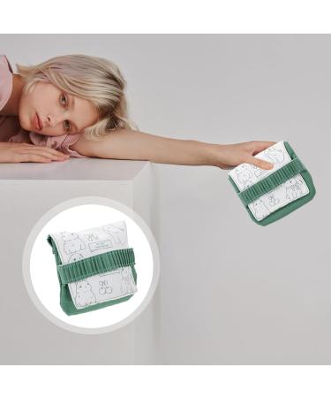 Beavorty Small Bag for Women - Stylish Napkin & Tampon Holder | Green Hygiene Storage Bag 13x12x1cm - Buy Online on GoSupps.com