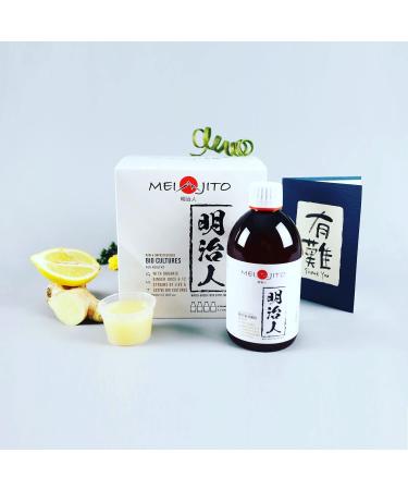 MEIJITO High Strength Vegan Probiotic Shots for Gut Health - 4x500ml Made in UK - Buy Online on GoSupps.com
