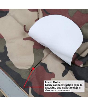 Cokobin Reflective Waterproof Dog Jacket for Medium & Large Dogs - Ultra-Light Breathable Hooded Rain Cover (Brown XL) - Buy Online on GoSupps.com