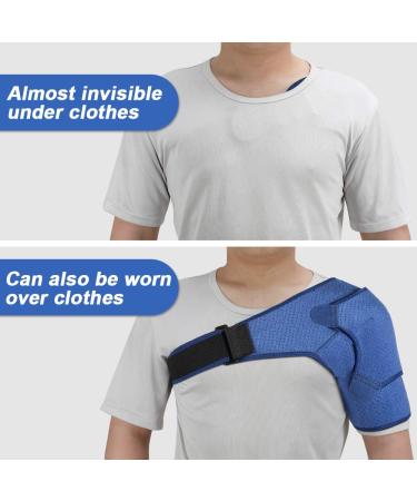 Shoulder Brace 1 Right or Left Shoulder Support for AC Joint Tendonitis Shoulder Dislocation Neoprene Support Protect - Buy Online on GoSupps.com