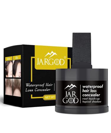 JARGOD Hairline Powder Root Touch Up Concealer - Black | Cover Roots & Grays - Buy Online on GoSupps.com