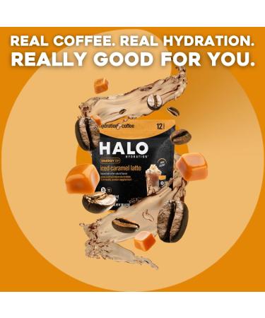 Buy HALO Hydration Iced Caramel Latte - 6 Sticks | International Shipping Available - Buy Online on GoSupps.com