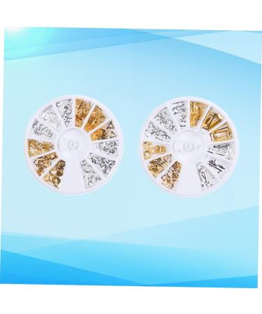 FRCOLOR 6 Boxes Metal Rivet Sequin Trim Nails Decoration Nail Art Rhinestones Nail Decorations Nail Accessories Nail Rivet Appliques Embellishments Nail Art Decoration Triangle 3d Disc - Buy Online on GoSupps.com