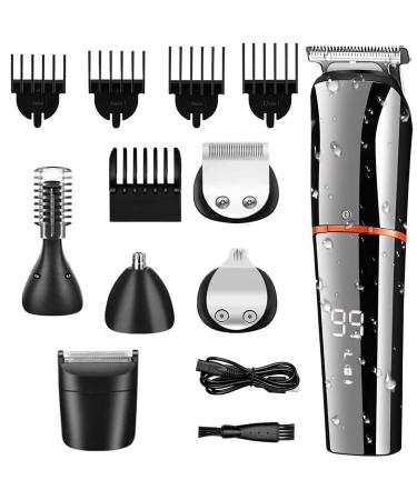 KM-5898 Hair Clippers with Digital Display | All-in-One Grooming Kit for Men | Beard Eyebrow & Hair Trimmer | International Shipping - Buy Online on GoSupps.com
