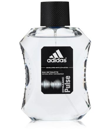 Dynamic Pulse Eau De Toilette Spray by Adidas Developed with Athletes for Men 3.4 Ounce Cedar Citrus Fresh Mint 3.4 Fl Oz (Pack of 1)