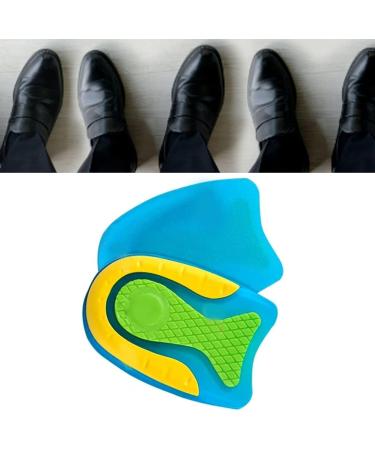 Men's Soft Silicone Heel Cups | Shock Absorbing U-Shaped Inserts | Height Increase | Easy to Clean | Aerodynamic Design | Multifunctional Foot Support - Buy Online on GoSupps.com