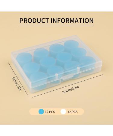 24PCS Silicone Ear Plugs - Reusable Waterproof Noise Cancelling Earplugs for Sleeping Swimming Concerts | 32dB Protection - Travel Must-Have - Buy Online on GoSupps.com