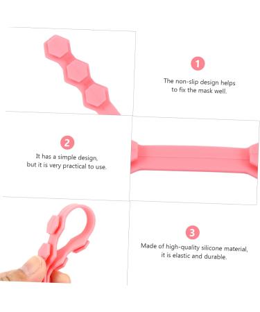 Marmerdo 10 PC Adjustable Mask Holder & Ear Protector - Lanyard Mask Hook Buckle with Connect Hooks - International Shipping Available - Buy Online on GoSupps.com