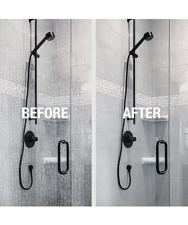 GLASSGUARD Glass Restoration Stain Remover 550ML | Hard Water Stain & Soap Scum Cleaner for Shower Doors & Windows | Includes Scouring Pad | Pack of 1 - Buy Online on GoSupps.com