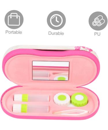 JECOMPRIS Double-Sided Glasses Case - Dual Contact Lens Solution & Travel Accessories | Portable Filigree Glass Box Storage - Buy Online on GoSupps.com