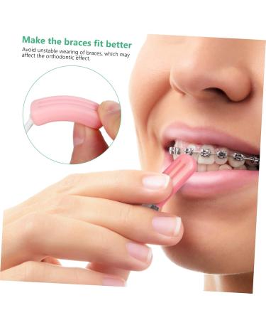 GOOHOCHY 6pcs Silicone Chewies Grip Handles Fun Popsicle Shape for Aligner Use for Adults and Jaw Training Safe Food-grade Silicone Lightweight and Portable - Buy Online on GoSupps.com