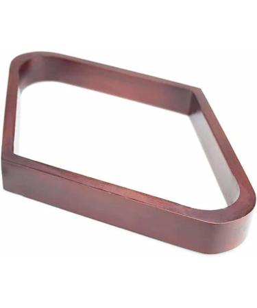 Mahogany Stained Billiard Racks 2-Pack - Wooden Triangle and Diamond Pool Table Accessories - Buy Online on GoSupps.com