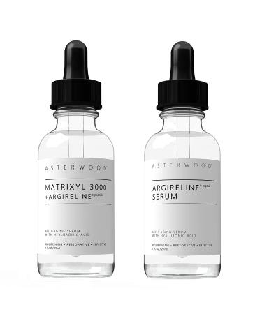 Asterwood Matrixyl 3000 & Argireline Serum 1 oz + Argireline Peptide Serum 1 oz